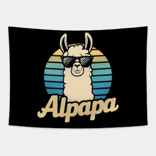 Alpapa Funny Alpaca For Fathers Day, Mens Tapestry