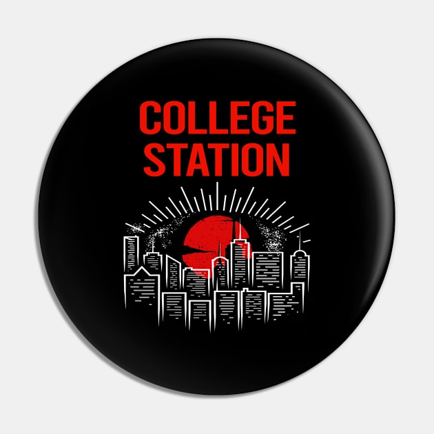 Red Moon College Station Pin by Hanh Tay