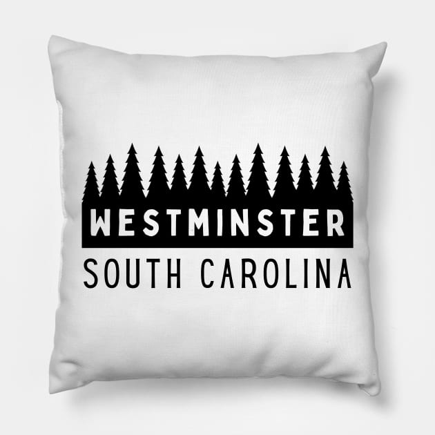 Westminster South Carolina SC Tourist Souvenir Pillow by carolinafound