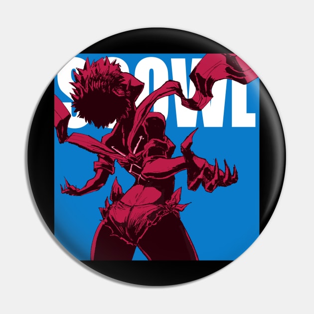 Scowl Pin by francoviglino