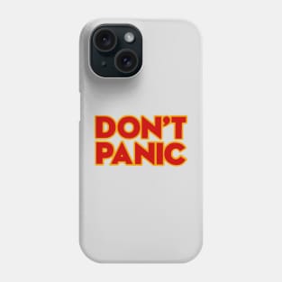 Don't Panic The Hitchhiker's Guide Phone Case