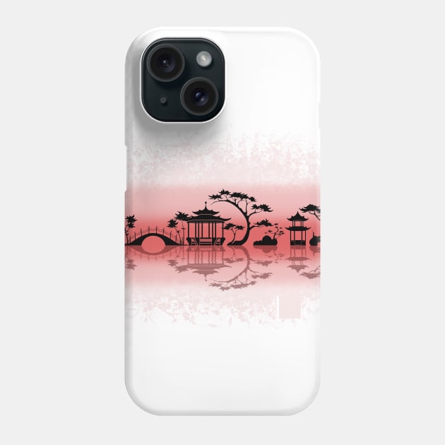 Japanese garden Phone Case by ArtVelenaRevers