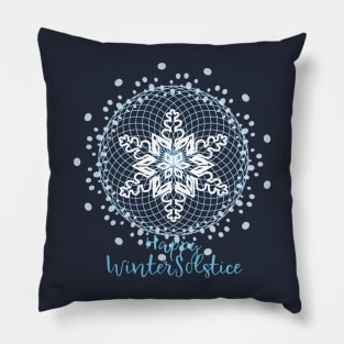 Happy Winter Solstice Pillow