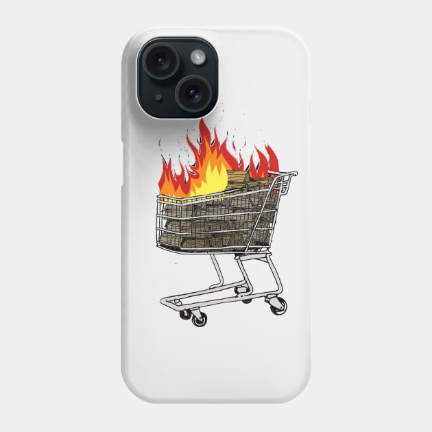 WOOD CART Phone Case by JaredStephenWithrow