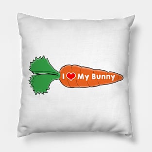 I Love My Bunny Pillow