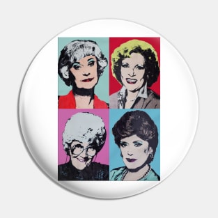 Golden Girls Warhol Pin