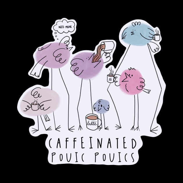 Caffeinated Pouic Pouics / Cute Coffee Dates by nathalieaynie