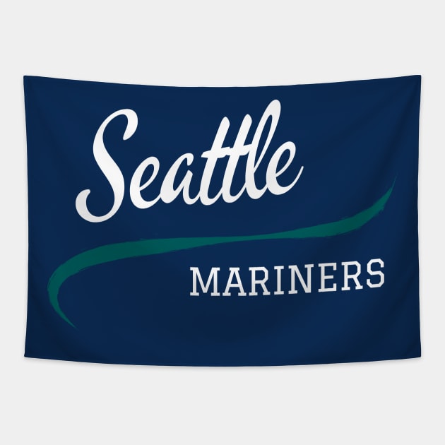 Mariners Retro Tapestry by CityTeeDesigns