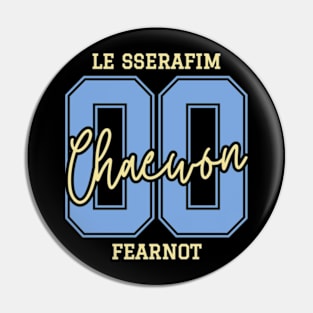 Chaewon Le Sserafim College Pin