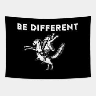 Be Different - Vintage Artsy Tapestry