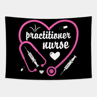 Practitioner Nurse Valentines Day Heart Tapestry