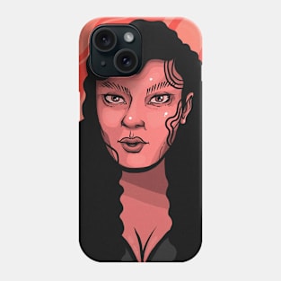 BACK AT IT AGAIN WITH SERVING YOU CURLY HAIR Phone Case