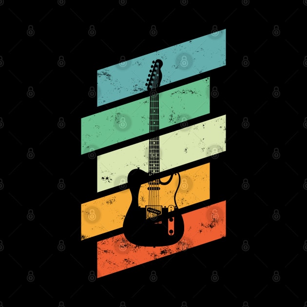 Vintage Style T-Style Electric Guitar Retro Colors by nightsworthy