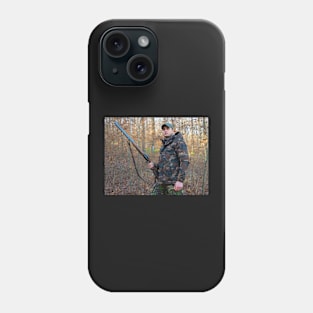 Hunter with shotgun Phone Case