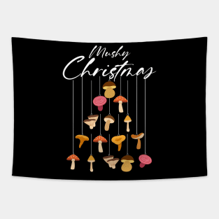 Mushy Christmas Men Women Kids Funny Ugly Christmas Mushroom Tapestry