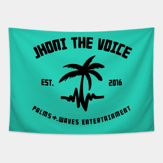 Jhoni The Voice X Palms and Wavs Ent Tee Tapestry by jhonithevoice