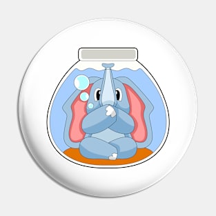 Elephant Aquarium Pin