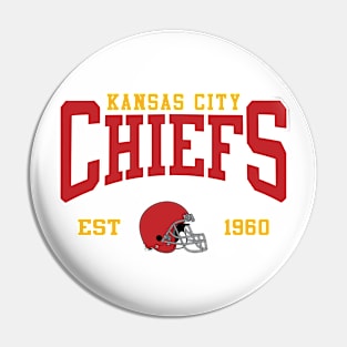 Retro Kansas City Football Pin