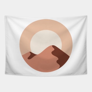 Desert Landscape Minimalist Tapestry