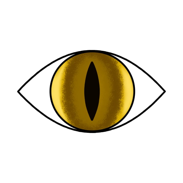 Eyeball Slit Yellow by Caloxya