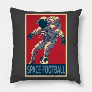 Astronaut Playing Space football Pillow