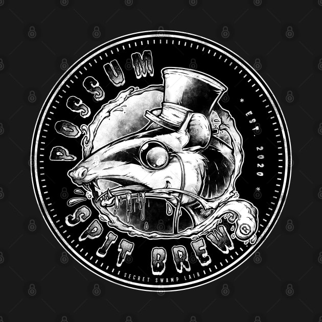 Possum Spit Brew (Black Print) by indiespiv