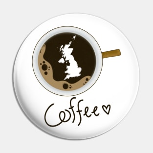 Coffee Love UK Digital Drawing Pin