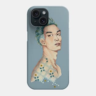 Asian Guy Illustration Phone Case