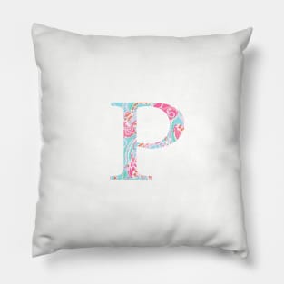 Rho Splash Greek Letter Pillow