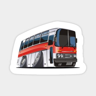 Cartoon bus Magnet