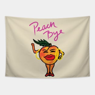 Peach Bye Tapestry