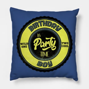 birthday boy IT'S PARTY TIME Pillow