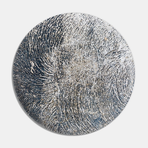 Abstract Concrete Fracture Pin by textural