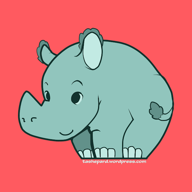 Rhino (green) by taShepard