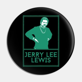 Jerry lee lewis\\retro fan artwork Pin