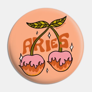 Aries Cherries Pin