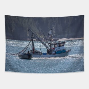 USA. Alaska. Fishing Boat. Tapestry