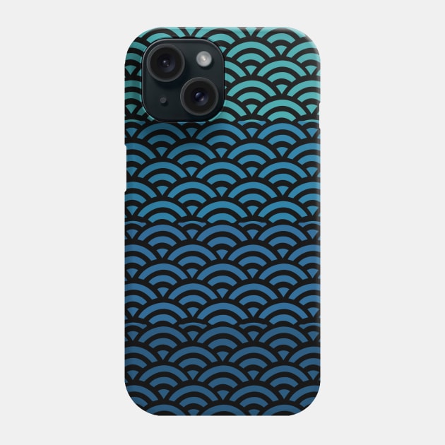 Retro Japanese Clouds Pattern RE:COLOR 12 Phone Case by HCreatives