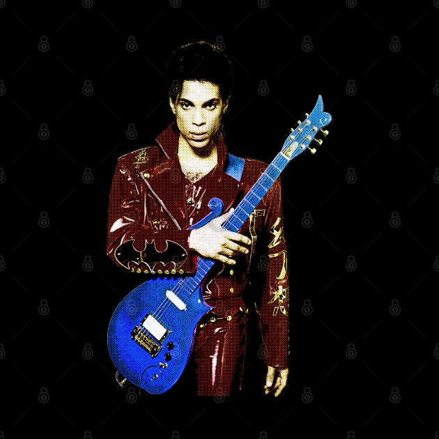 Prince Retro Style - Musical Legend Tribute by Mr.FansArt