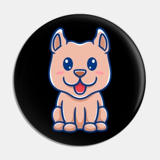 Cute puppy sitting Pin