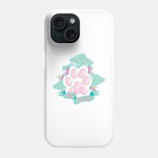 White Cat Toe Beans Phone Case