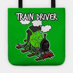 Train Driver Steam Locomotive Rail Enthusiasts Model Railroad Tote