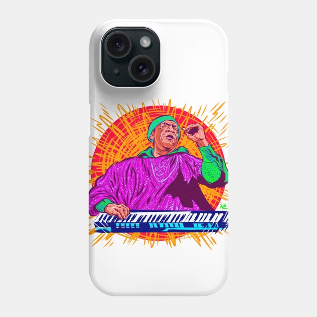 Sun Ra - An illustration by Paul Cemmick Phone Case by PLAYDIGITAL2020