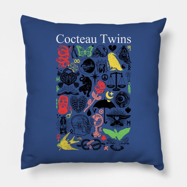 Cocteau twins // fanart Pillow by psninetynine