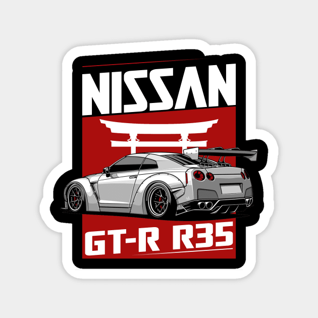 Nissan GTR R35, GT-R Magnet by T-JD