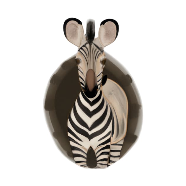 Cute Mountain Zebra Drawing by Play Zoo