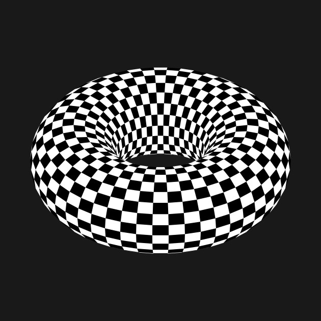 Checkerboard donut by TRIME