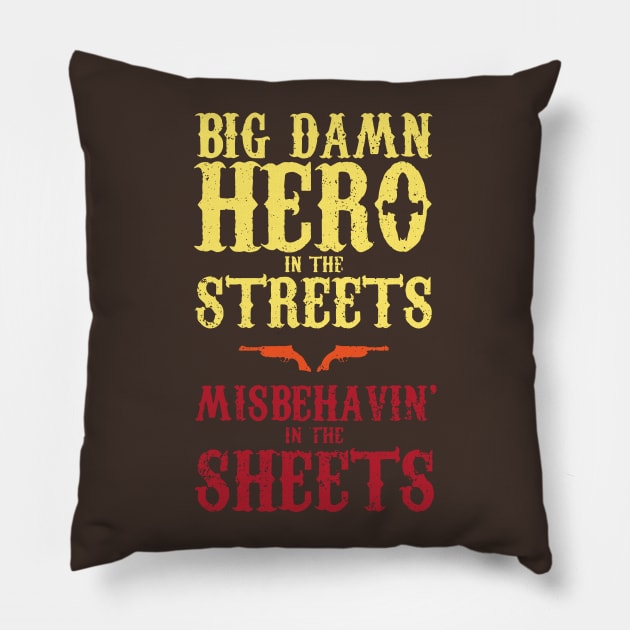 Streets Sheets Pillow by bigdamnbrowncoats