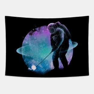 Soul of the Space Golfer Tapestry