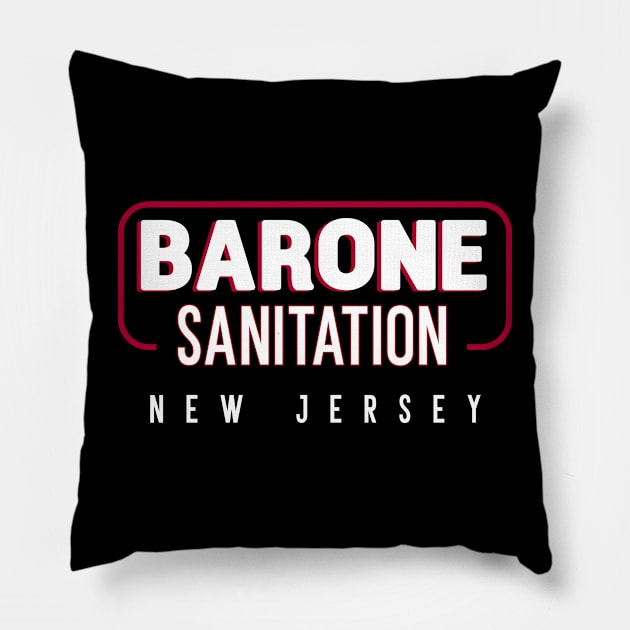 Barone Sanitation - The Sopranos Pillow by TurnoverClothin